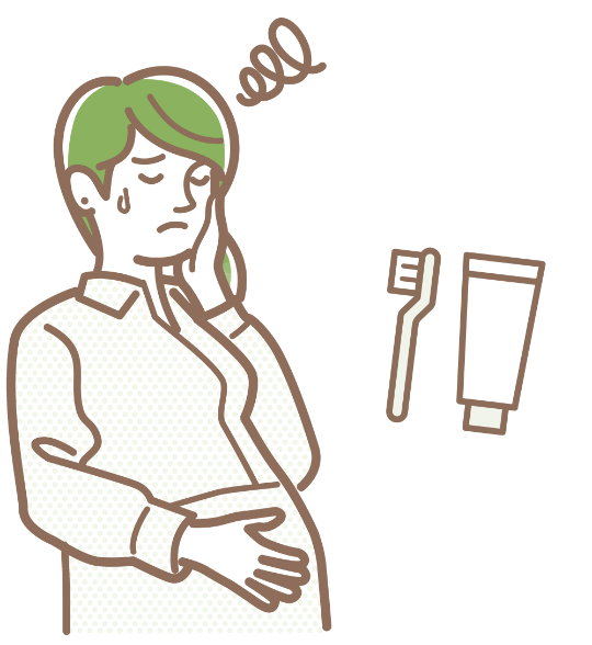 妊娠中の女性と適切な歯磨き